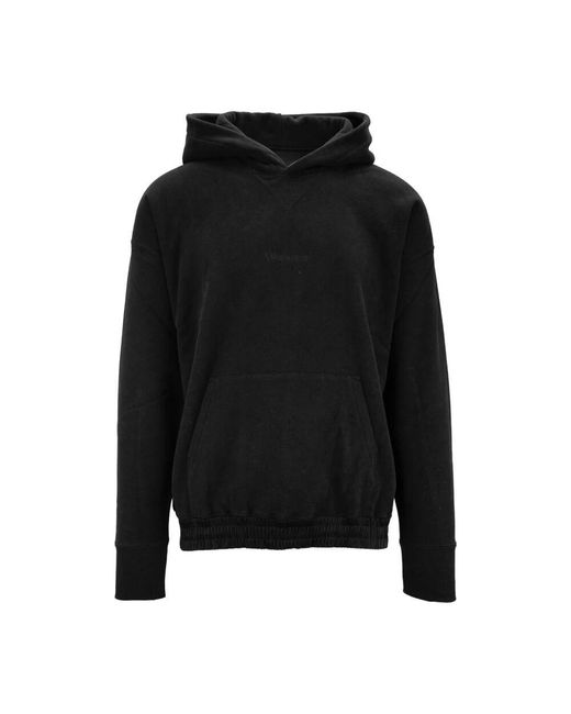 Saint Laurent Kapuzenpullover mit gesticktem logo in Black für Herren