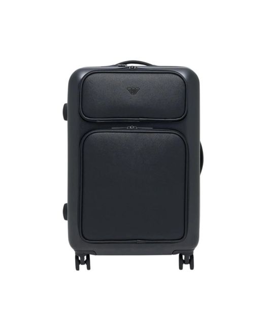 Emporio Armani Large Suitcases in het Blue
