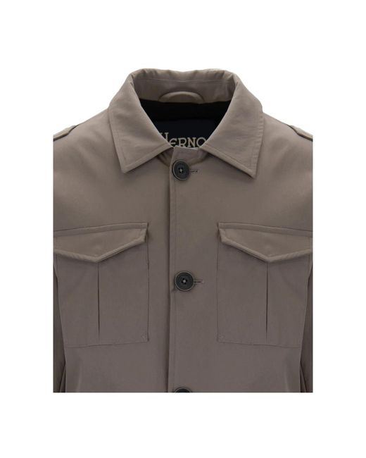 Light Jackets di Herno in Gray da Uomo