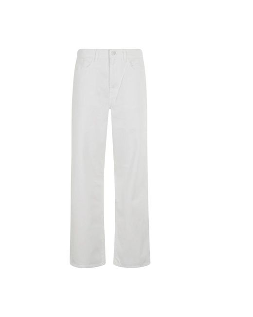 Wide Jeans di Rohe in White