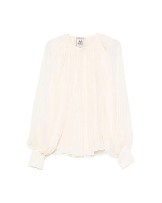 Semicouture White Blouses