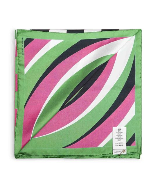 Dries Van Noten Pink Silky Scarves