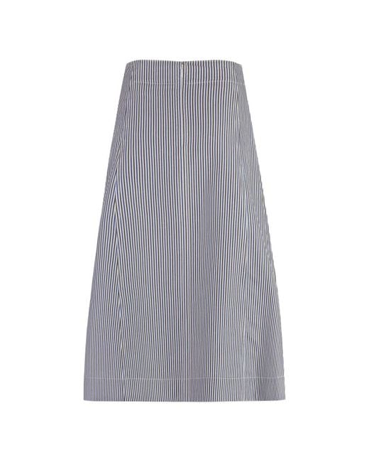 Bottega Veneta Gray Midi Skirts