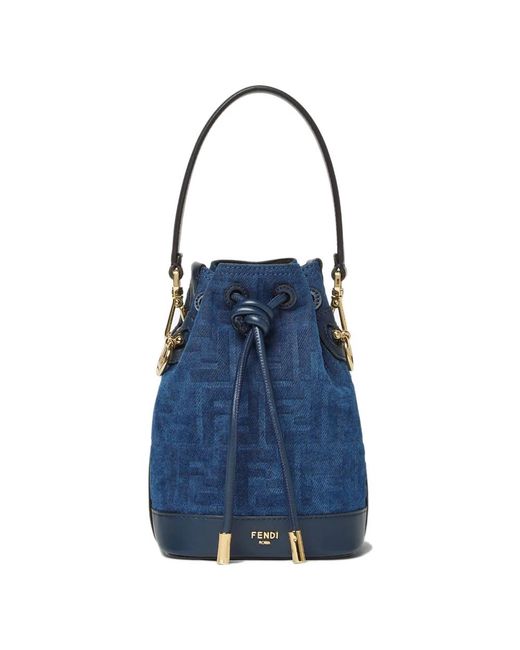Fendi Blue Bucket Bags