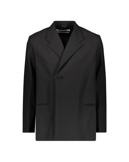 off white blazers black