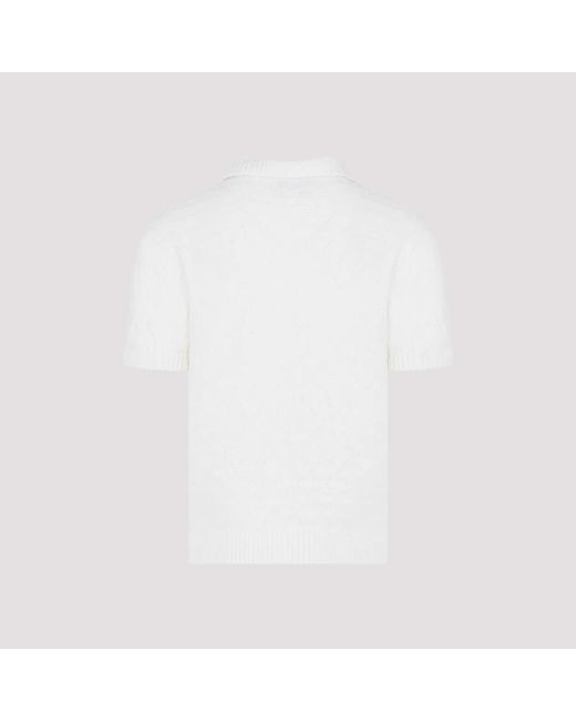 Casablancabrand White Polo Shirts for men