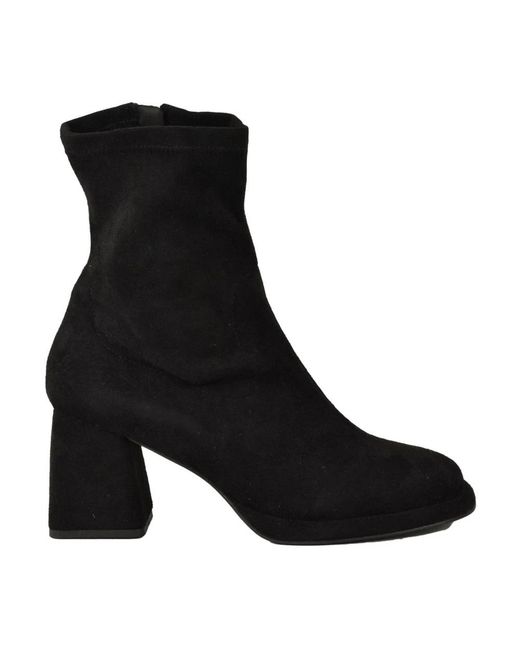 Emanuélle Vee Black Heeled Boots