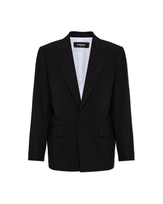 DSquared² Single Vent Blazer in het Black