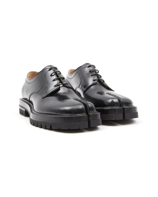 Maison Margiela Black Laced Shoes for men