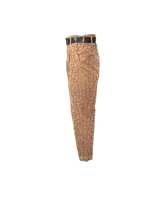 Please Natural Tapered Trousers