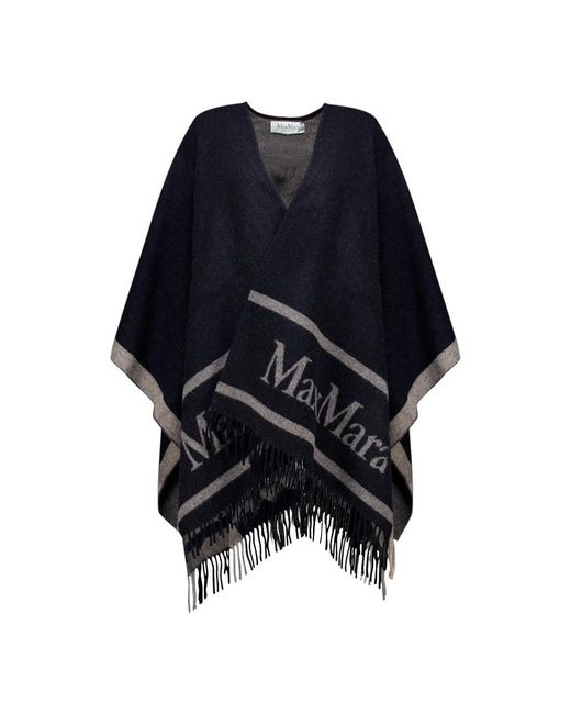 Capes Max Mara de color Blue