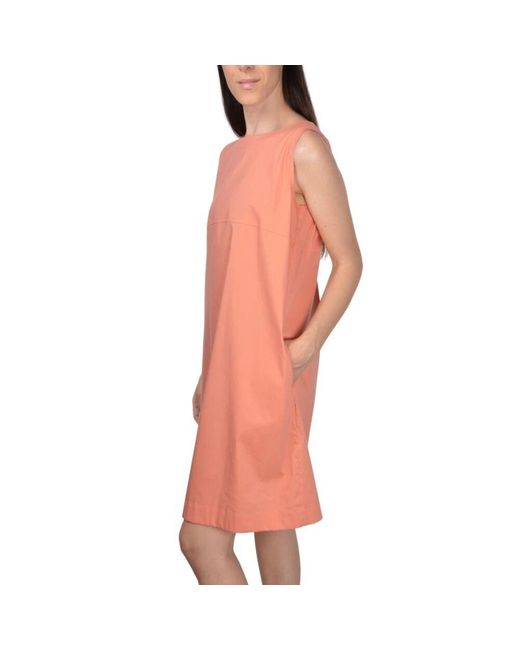 Gran Sasso Pink Midi-kleid