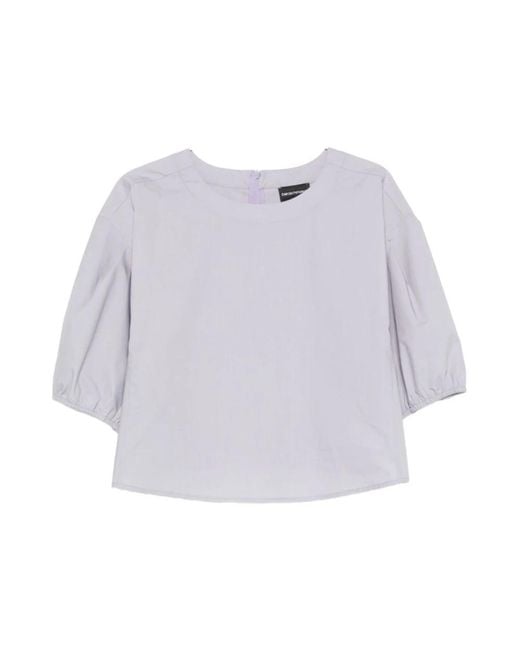 Emporio Armani Blue Blouses