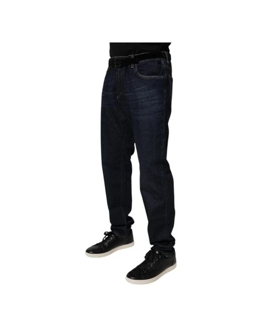 Dolce & Gabbana Black Slim Fit Jeans for men