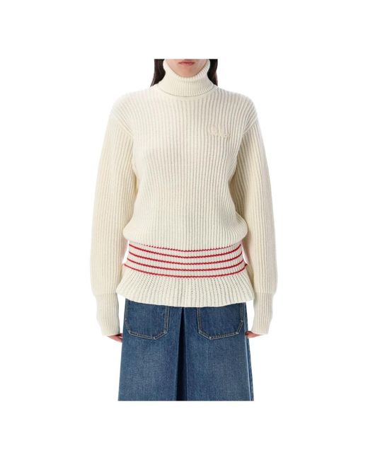 Chloé Natural Turtlenecks