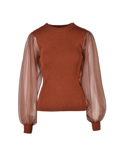 Ulla Johnson Round-Neck Knitwear in het Brown