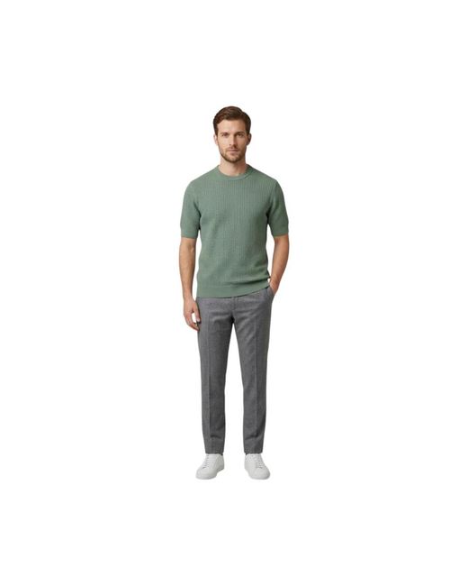 FILIPPO DE LAURENTIIS Green Round-Neck Knitwear for men