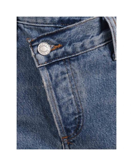 Agolde Blue Straight Fit Jeans