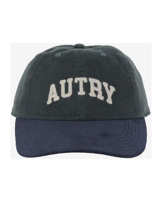 Autry Samt Baseballkappe Mit Logodetail in Blue für Herren