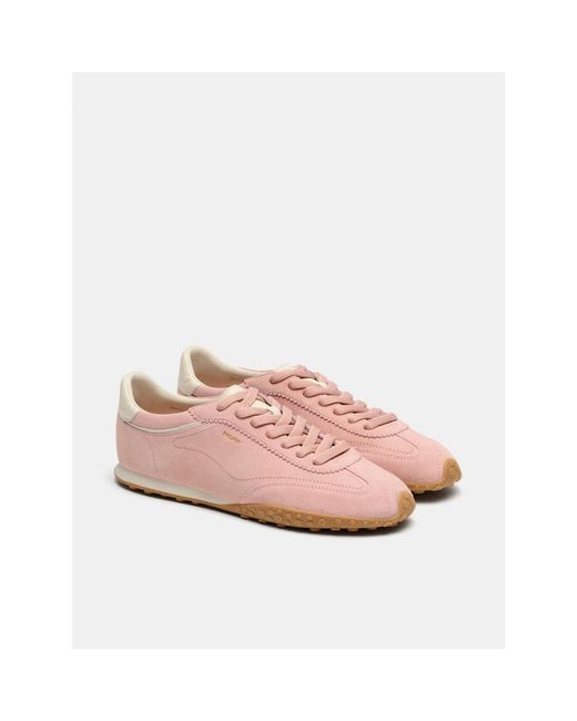 HOFF Schoenen ,Roze ,Suède Bridge Sneaker in het Pink