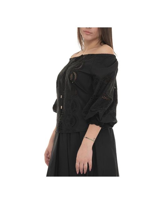 Liu Jo Black Blouses