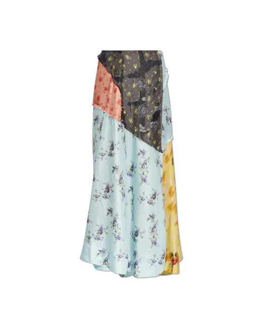 Ganni Blue Maxi Skirts