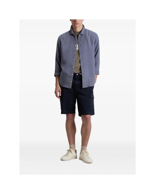 Woolrich Blue Casual Shirts for men