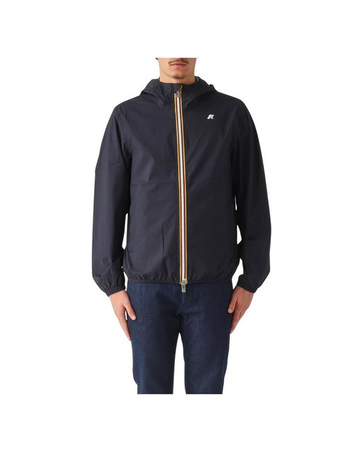 K-Way Jack Stretch Dot Jacket in het Blue voor heren