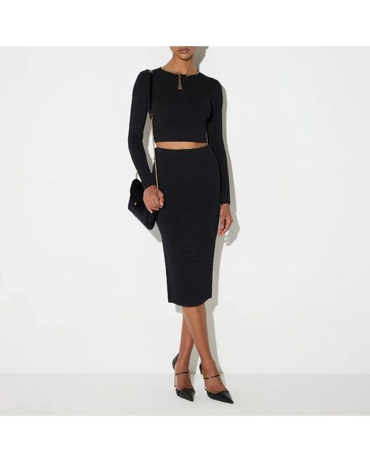 Elisabetta Franchi Black Pencil Skirts