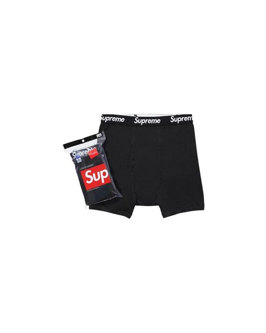 Supreme Boxer Briefs in het Black voor heren