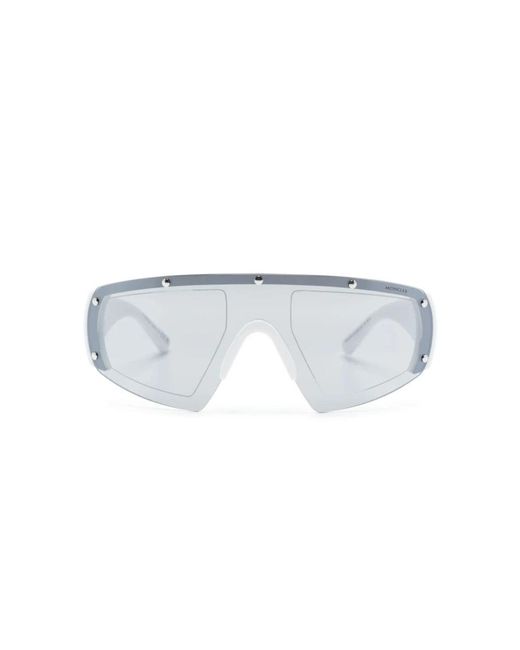 Moncler White Sunglasses for men