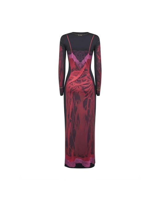 Maxi Dresses MARINE SERRE de color Red