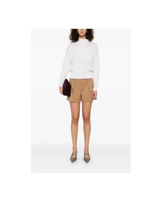 Max Mara White Miranda Pullover
