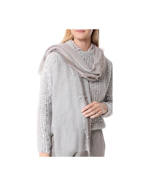 Winter Scarves di Panicale in Gray