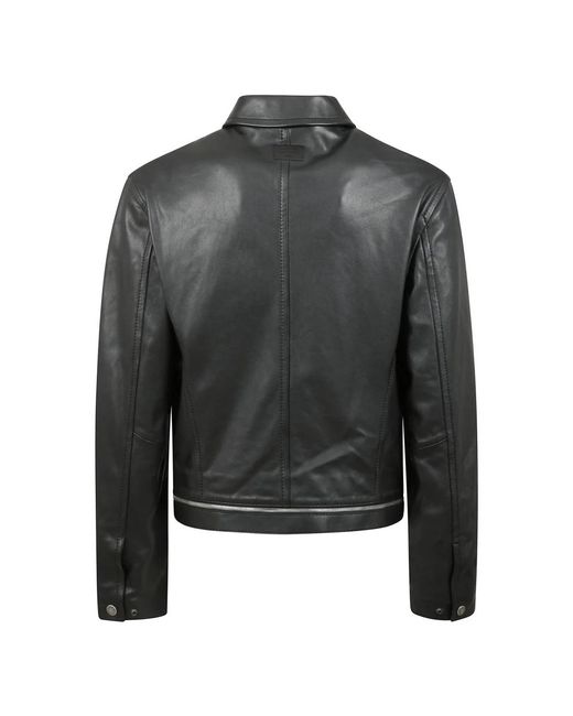 Leather Jackets Acne de hombre de color Gray