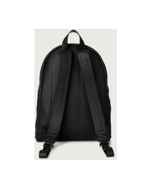 Orciani Schwarzer leder-rucksack in Black für Herren