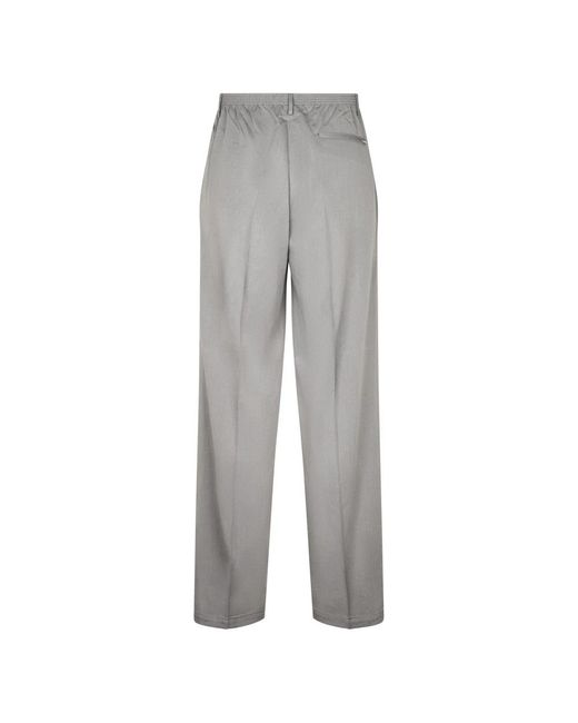 Cellar Door Gray Wide Trousers for men