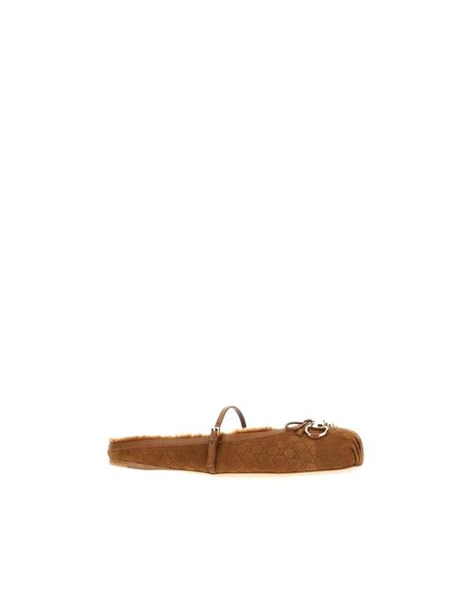Gucci Brown Mules