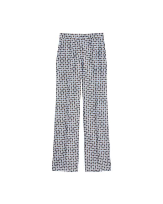 Max Mara Wide Trousers in het Gray