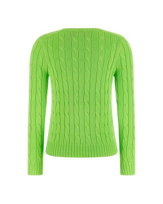 Polo Ralph Lauren Green V-Neck Knitwear