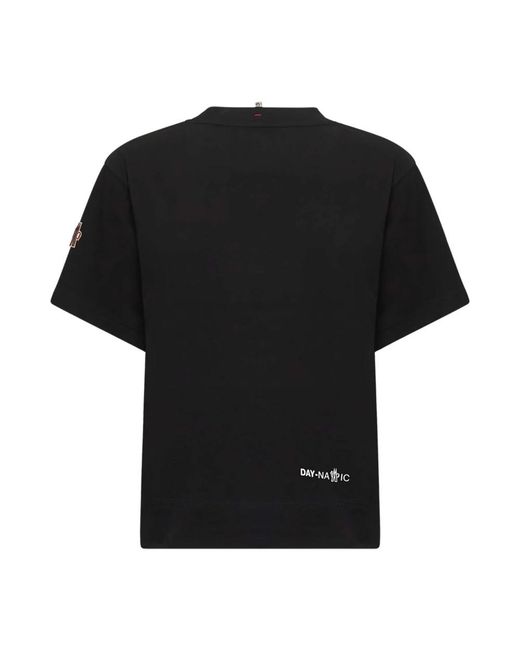 Moncler Black Logo Cotton T-Shirt