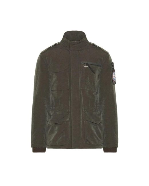 Aeronautica Militare Green Light Jackets for men