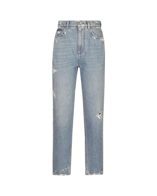 Dolce & Gabbana Blue Denim Pants