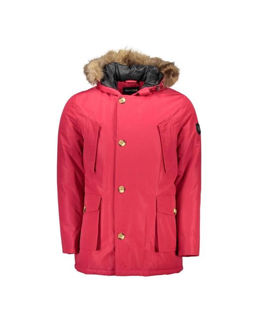 Roberto Cavalli Pink Winter Jackets for men