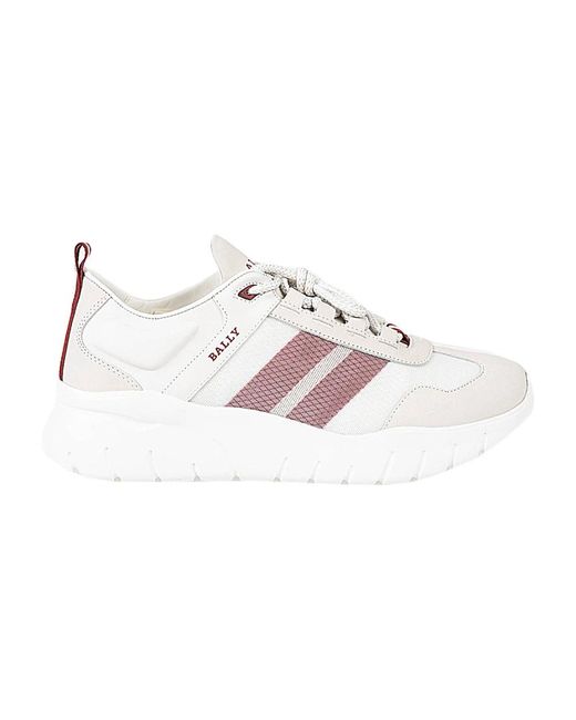 Bally Herren Sneakers mit verstärkter Ferse in Pink für Herren