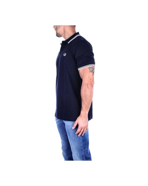 Fred Perry Blue Polo Shirts for men
