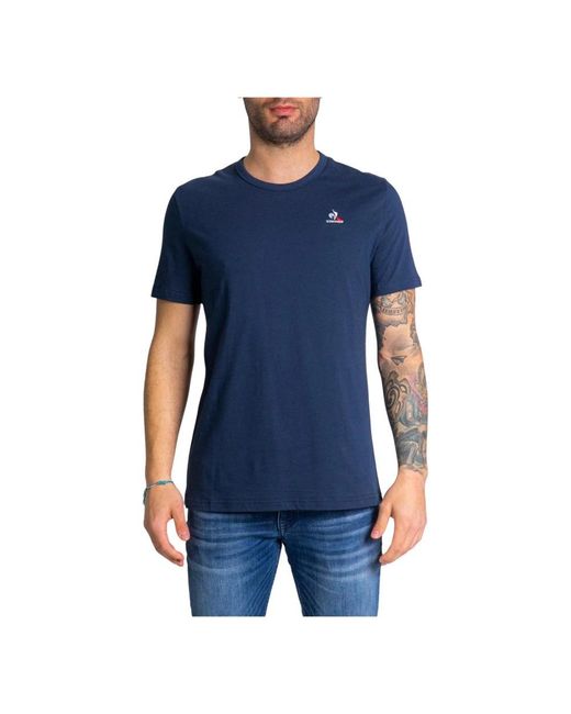 Le Coq Sportif Blue T-Shirts for men