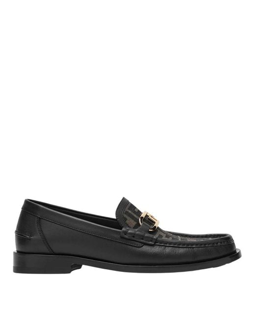 Fendi Black Loafers for men
