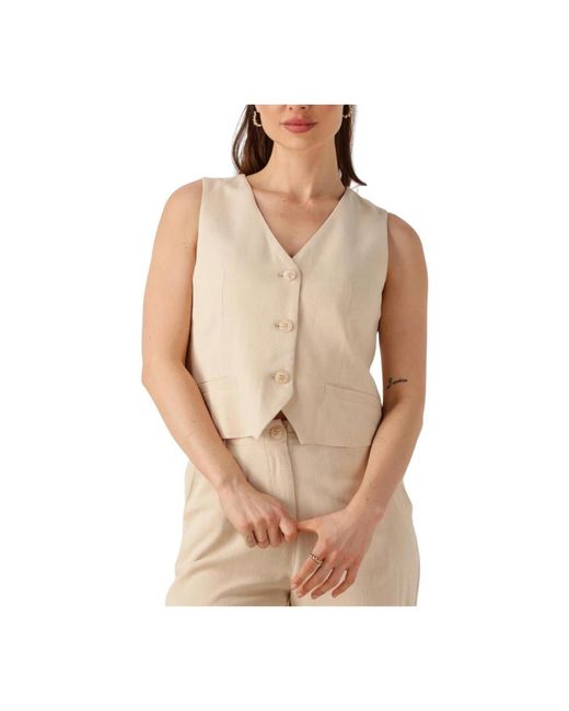 Ydence Vests in het Natural