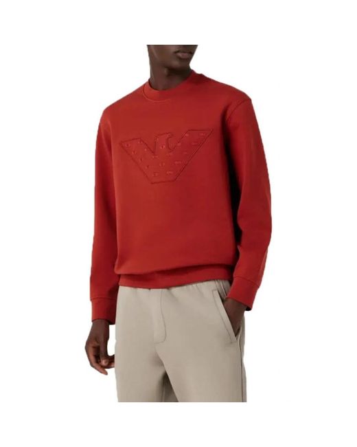 Emporio Armani Red Sweatshirts for men
